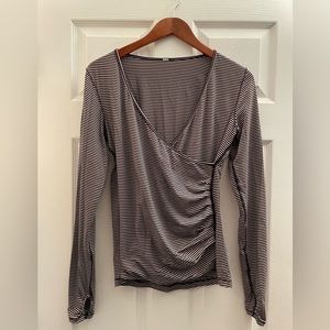 Lululemon striped long sleeve top